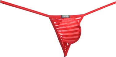 Слідки чоловічі iKingsky з прозорою сіткою, труси танга, бандаж, 4 штуки (XXL)