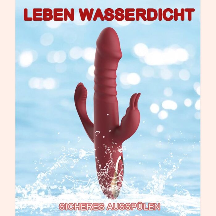 Вібратор PQKuss для жінок з кліторальною стимуляцією, анальний дildo, секс-іграшки 4 в 1, 30 режимів