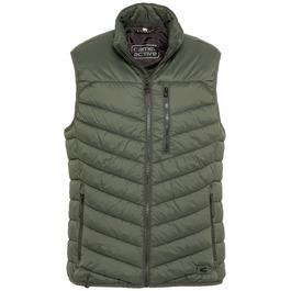 Чоловічий стібаний жилет Camel Active 460200-9E52, зелений, розмір 50