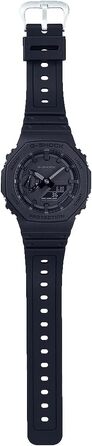 Чоловічий годинник G-Shock GA-2100 Carbon чорний, стійкий до ударів, смола — CA.GA-2100-1A1ER