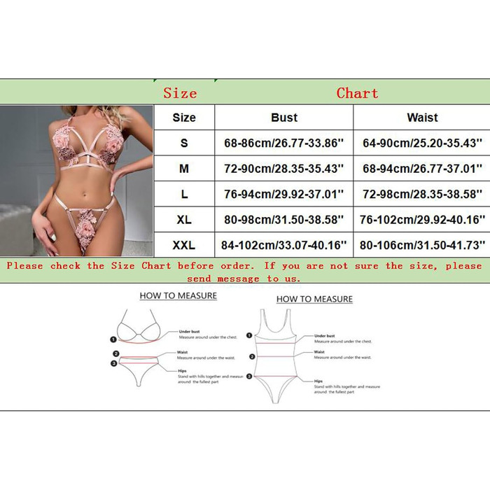 WILLBEST Комплект нижньої білизни: мереживний бюстгальтер та труси (балдажин) з ефектним шкіряним топом для жінок, розмір XXL