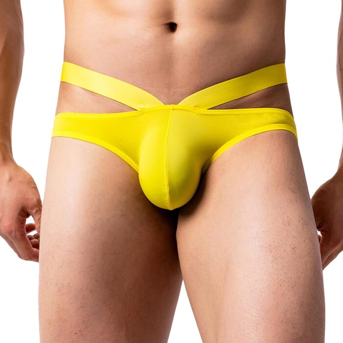 Сліпери чоловічі YUFEIDA сексуальні, дихаючі, для спорту та фітнесу (жовтий, M)