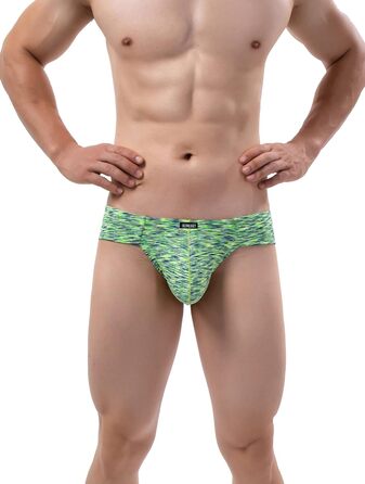 iKingsky чоловіча танга білизна (6 шт.) - смугаста, сексуальна, з низькою талією | Boxershorts для чоловіків