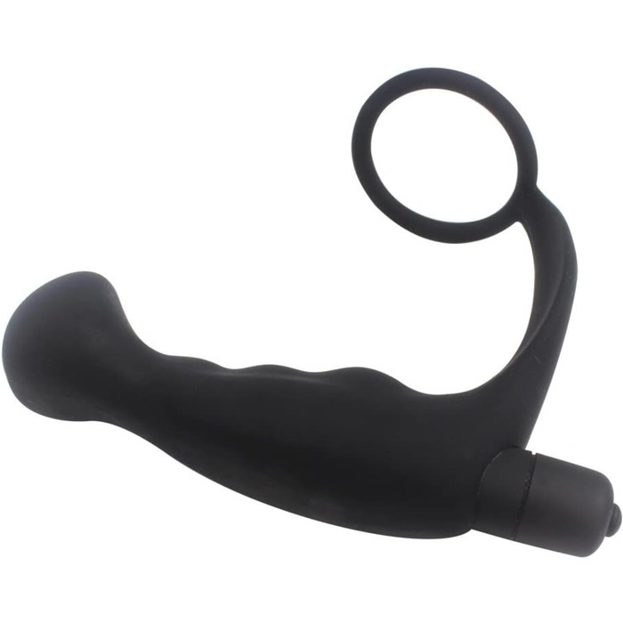 Вібратор для чоловіків: масажер простати, анальний плагін з вібрацією, силікон, для чоловіків