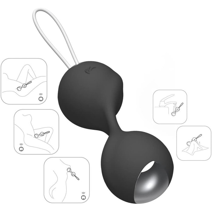 Vibratorei Lustfactor PEARLZ DeLuxe: Бездротовий вібратор із пультом керування для жіночої стимуляції | Зілікон, перезаряджається