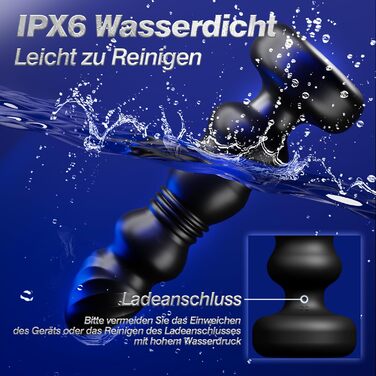 Вібратор для анусу з 10 режимами вібрації: стимуляція простати, для чоловіків та жінок, секс-іграшка