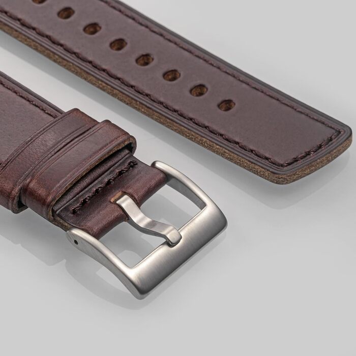 Ремінець для годинника Horween зі шкіри вінтажного стилю з системою швидкого вивільнення (Quick Release), 18 мм, коричневий