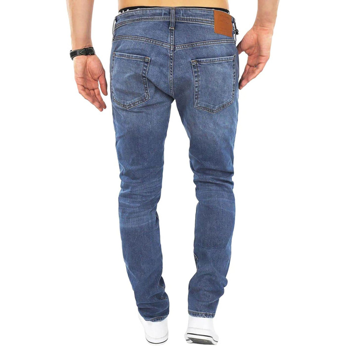Чоловічі джинси Jack & Jones Tim Original AGI 010 Slim/Straight Fit, Medium Blue Denim (32W/32L)