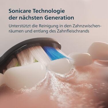 Електрична сонічна зубна щітка Philips Sonicare Series 3100 з датчиком тиску, 3 режимами інтенсивності та дорожнім чохлом, чорна, HX4033/26