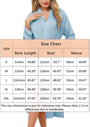 Сatinний халат для жінок, довгий, легкий, з V-подібним вирізом, для вечірки, весілля, сну, кольору небесно-блакитний, розмір L