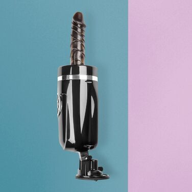 Вібратор EIS, масажер для тіла з функцією імпульсу, 40 см, перезаряджається, міцний присосок, 4 програми вібрації та 3 інтенсивності