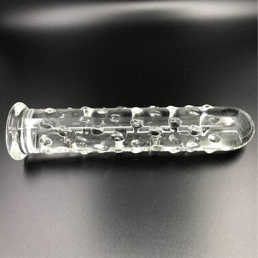 Скляний анальний плагін ScreaAss 25 см з частинками, діаметр 5 см. Іграшка для дорослих для жінок, чоловіків, пар. SM