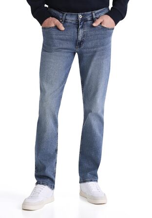 Чоловічі джинси Hero by John Edoox Denver Straight Fit, прямий крій, Vintage Blue (31W / 30L)