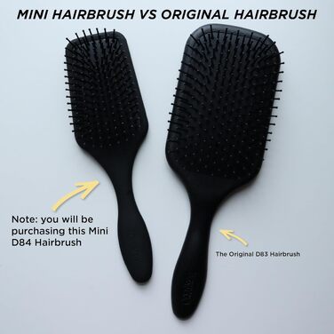 Масажна щітка для волосся Denman Paddle Brush D84, 9 рядів щетинок, 1 шт.