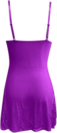 Жіночий боді з мереживом: сексуальна білизна з глибоким V-подібним вирізом, еротична білизна, ніжна сукня-бабочка, сукня-нігліж, сексуальний костюм для свята, фіолетовий колір