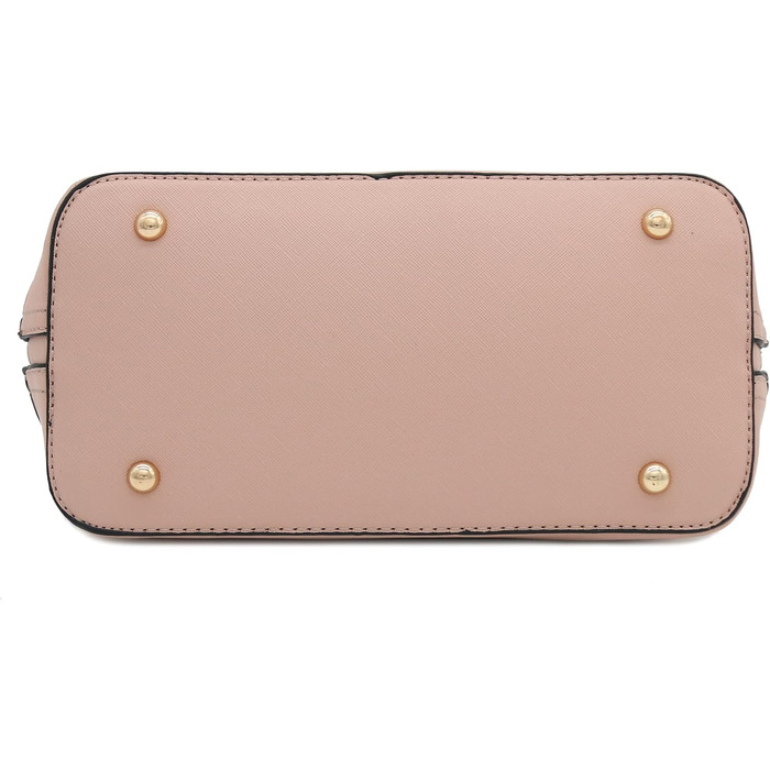 Жіноча сумка-сатчел FashionPuzzle Dome Satchel у кольорі припилений рожевий (Dusty Pink)