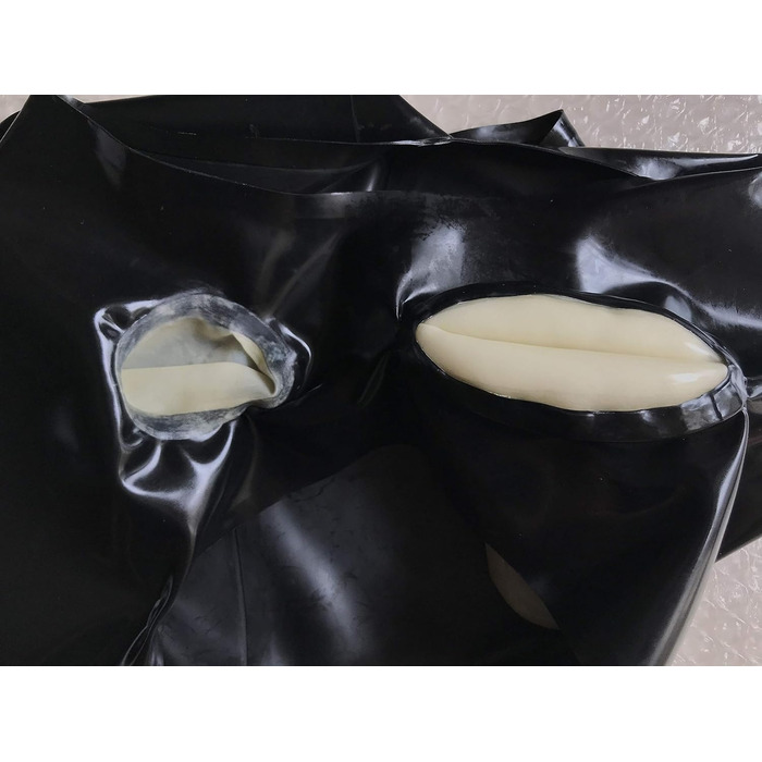 Латексні шорти сексуальної білизни з анальним конденсатом для косплею, чорні (L), 1 шт.