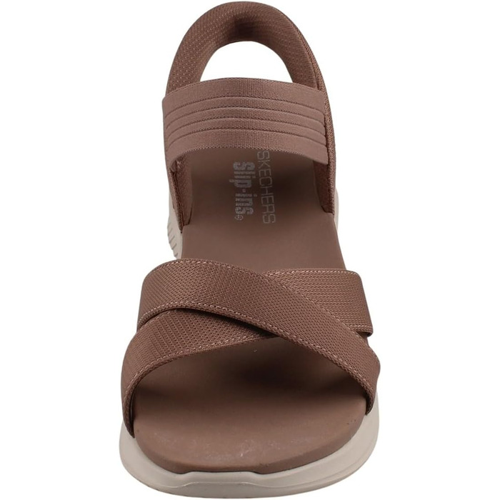 Жіночі сандалі Skechers Ultra Flex 3.0 Never Netter Hands Free Slip-ins, бежевий колір, розмір 41 EU