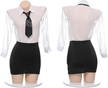 Костюм для офісу: комплект сексуальної вчительки, великі розміри, XL