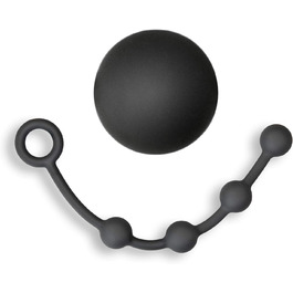 Анальний плаг 'Bullet Snake XL' BuyAndFeelGood - 4.8 см Ø, 48 см - преміум силікон, твердий/м'який