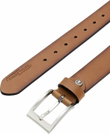 Шкіряний ремінь для чоловіків camel active, преміум-якість, ширина 3,2 см, коричневий (розмір XL)