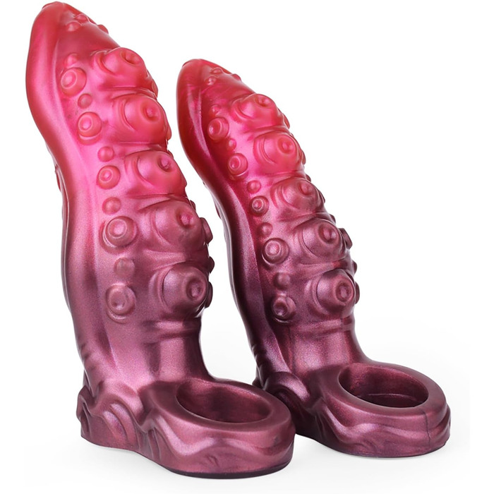 Силіконовий пеніс-чохол з кільцем для яєчок, реалістичний монстр, збільшення ерекції, екстендер, збільшення пеніса, секс-іграшка (M)