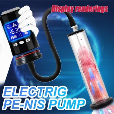 Електрична вакуумна помпа для збільшення статевого члена - тренажер для чоловіків