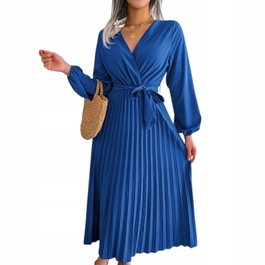 Коктейльна плисована сукня міді NewStyleD, розмір XL