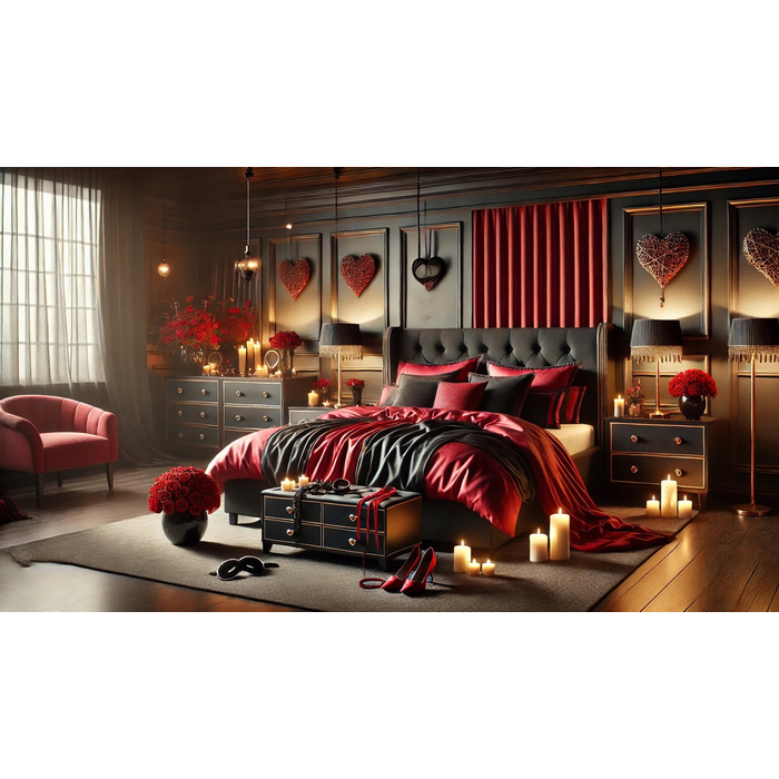 BDSM-набір Ero-Bull, чорний, 28 елементів