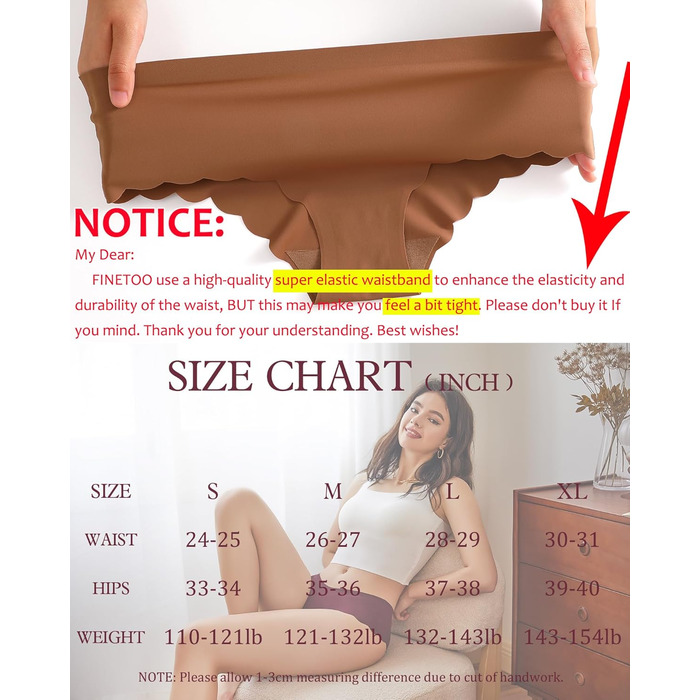 Набір жіночої бавовняної білизни FINETOO (9 шт.) - Сліпи, трусики, шортики, бавовна, комфортні, м'які, чорні, S-XL