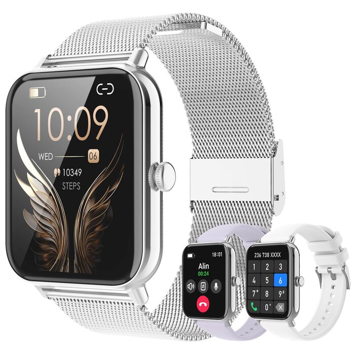 Смарт-годинник унісекс з Bluetooth-дзвінками, 1.85