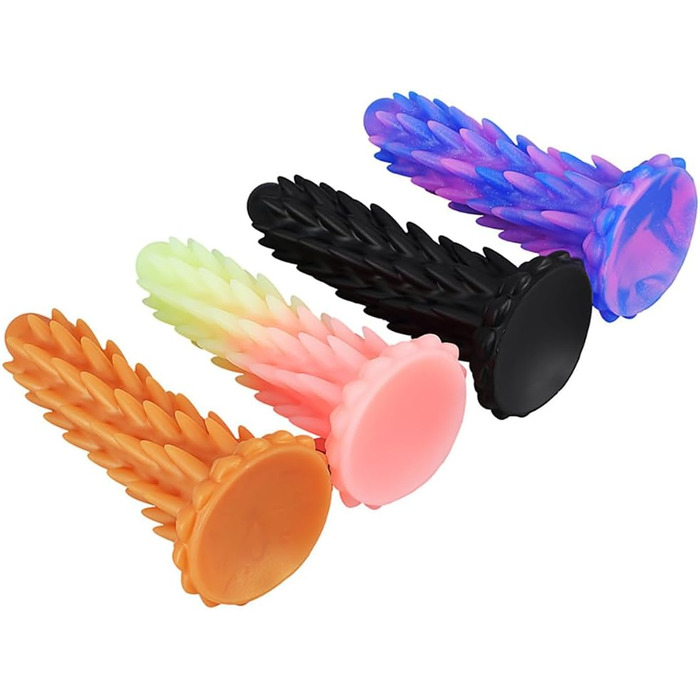 Анальний секс-іграшка Guspiun з широким гаком, силікон, чорний, L