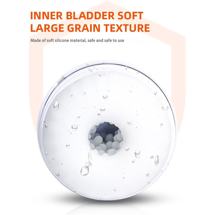 Електричний масажер для чоловіків з функцією нагріву та телескопічним дизайном