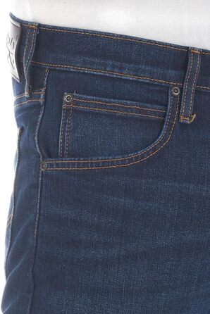 Чоловічі джинси Lee Daren Regular Fit Stretch, прямий крій, темно-сині, 36W/32L
