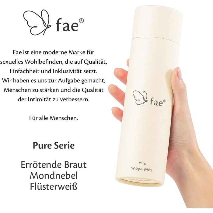 Вібратор жіночий Fae Pure Whisper White - компактний, тихий, з підзарядкою, 160 режимів вібрації