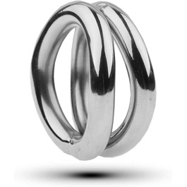 Кільце для статевого члена Double Arc з нержавіючої сталі 304 - еротичні іграшки для дорослих