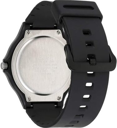Наручний годинник Casio Collection Unisex аналоговий кварцовий з полімерним ремінцем (чорний/білий)