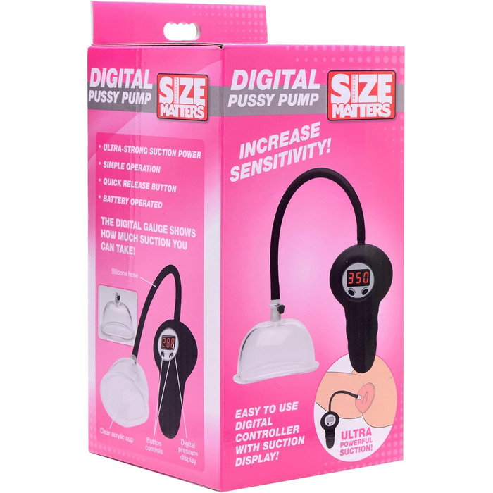 Мушпумпa 3 BRUJAS XR Brands Size Matters Digitale - Прозора