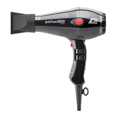Професійний фен для волосся Parlux 3200 Plus Black для жінок та чоловіків, для догляду та стайлінгу, модель 995-36016