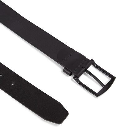 Чоловічий шкіряний ремінь Tommy Hilfiger Denton Matte 3.5, чорний, розмір 95