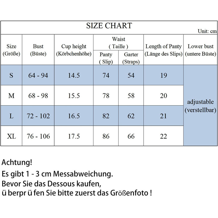 Сексуальна спідня білизна Dessous для жінок: комплект з бюстгальтером, трусиками та стрінгами з мереживом, 4 шт. (темно-синій)
