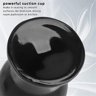 Анальний масажер XXL з сильним сукупником - анальний дилататор для жінок та чоловіків, чорний