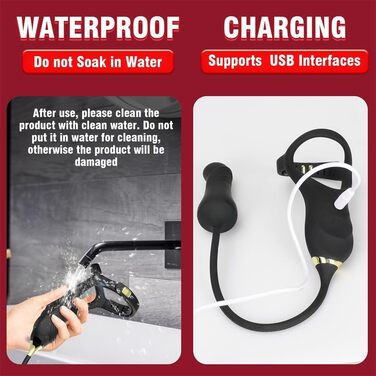 Вібратор для простати з кільцем для статевого члена, 10 режимів вібрації + режим імпульсу, масажер простати з пультом керування, для чоловіків