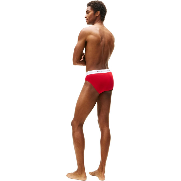 Слип Tommy Hilfiger чоловічий 3p Um0um0370, XL, блакитний (білий/червоний/блакитний)