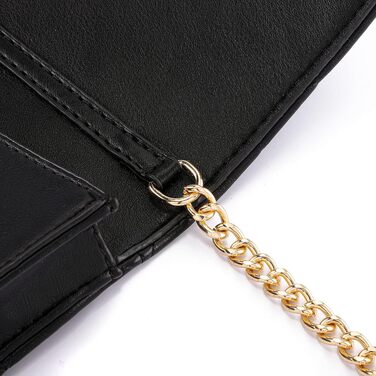 Жіноча міні-сумка крос-боді CHIC DIARY з екошкіри з ромбоподібним візерунком та ланцюжком, чорна