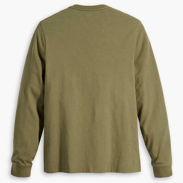 Чоловіча футболка з довгим рукавом Levi's Original Housemark Tee, розмір XL, колір Bluish Olive