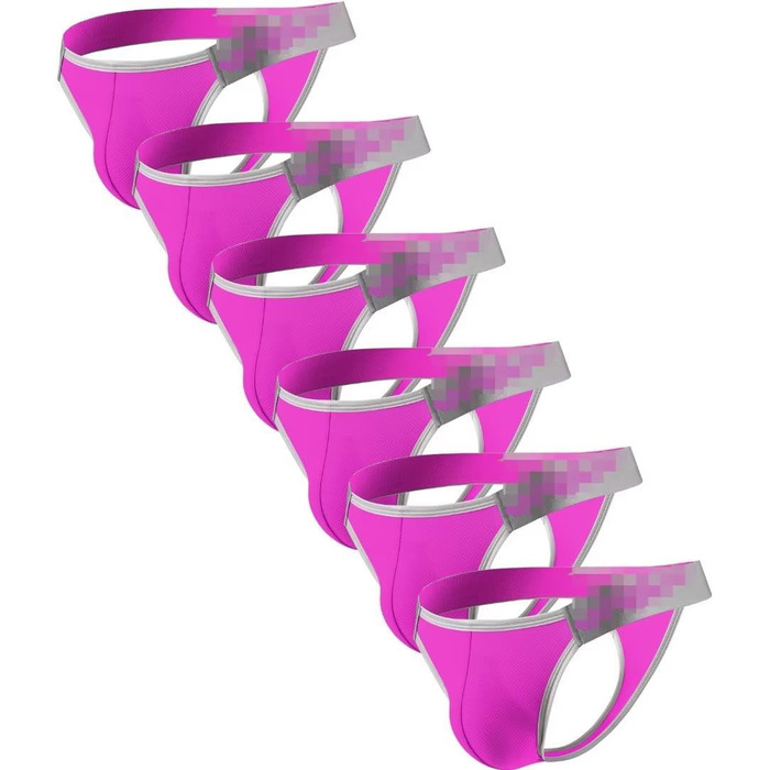 Чоловіча спідня білизна Faringoto: танга, G-стрінг, джокер стрип, чоловічі шорти, преміум якість (M, 6 Рожевий)