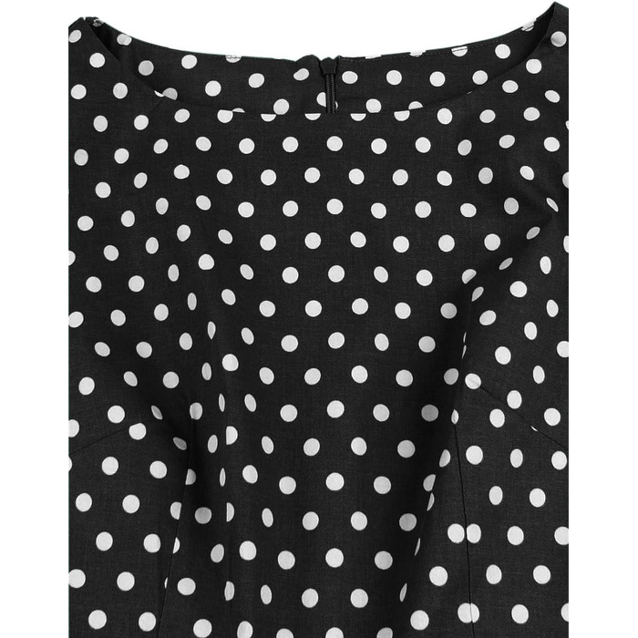 Сукня жіноча AXOE Rockabilly 50-х років, бавовна, з поясом, чорна, XL