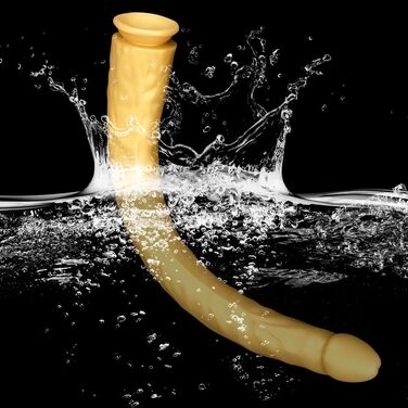 Анальний дildo з силікону 'Realistischer Lange Riesen' для масажу простати та стимуляції G-точки. Підходить для чоловіків та жінок.