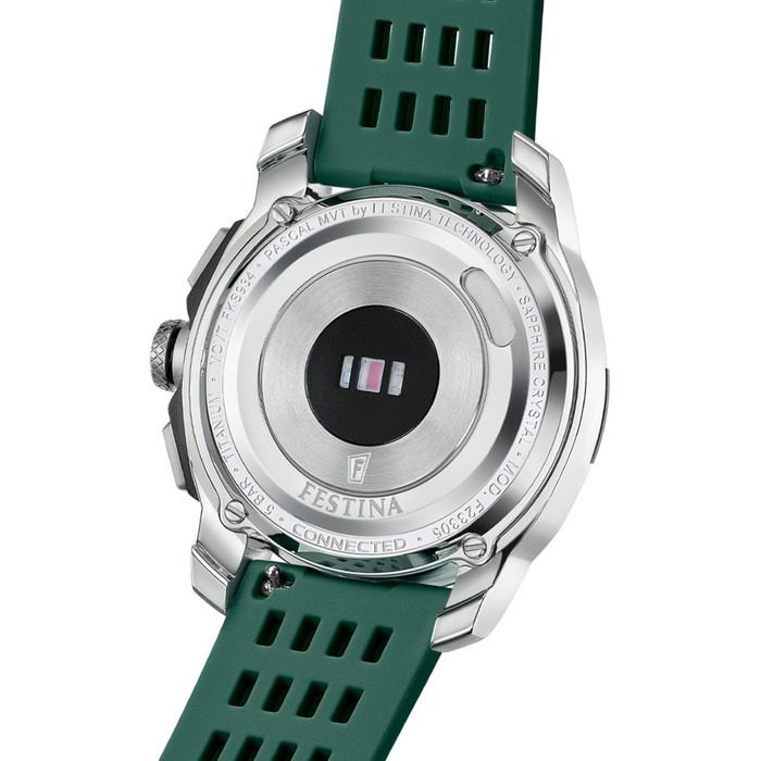 Смарт-годинник Festina Connected світло-зеленого кольору